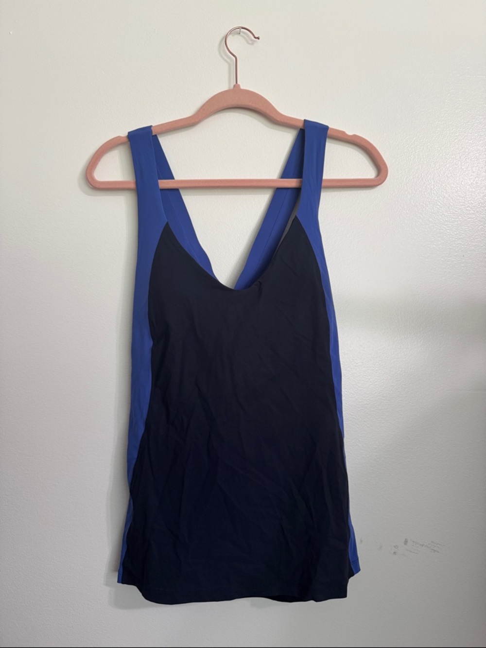 lululemon athletica Navy and Blue Blue Active Tank Top